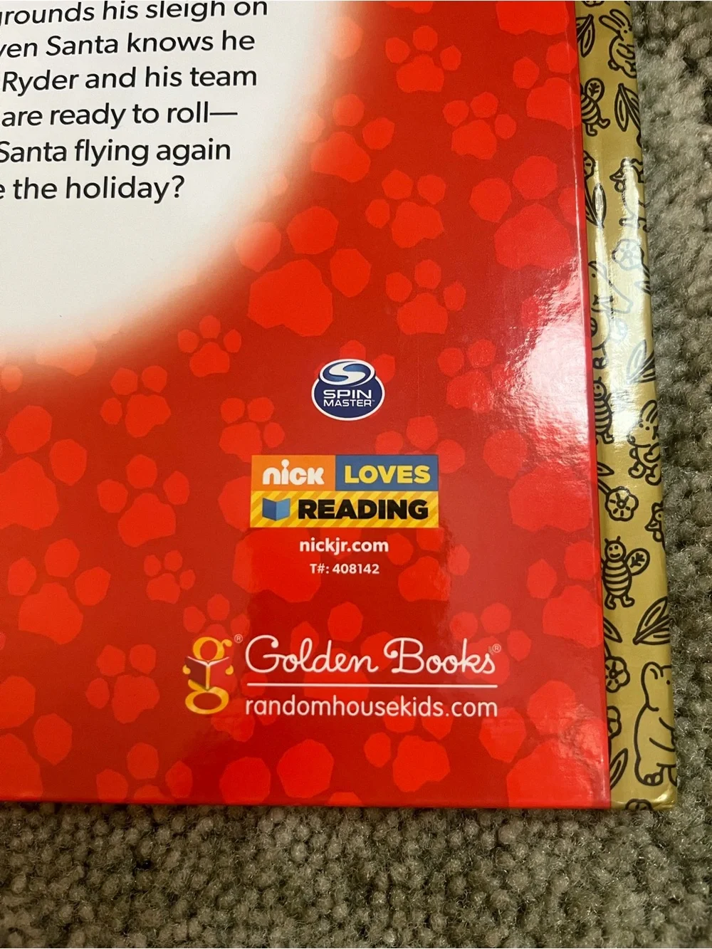 Nickelodeon PAW Patrol The Pups Save Christmas! - Red Holiday Kids Book